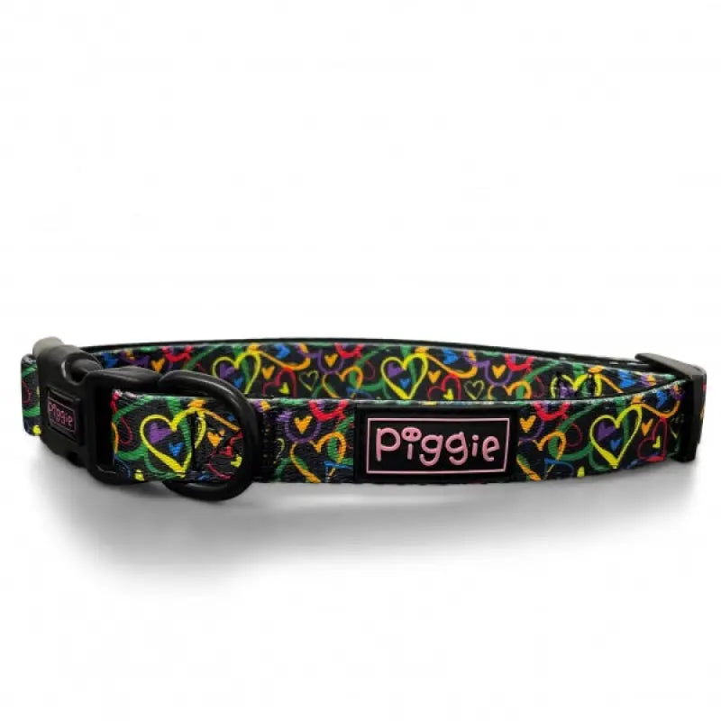 Neon Love Dog Collar - Piggie - 1