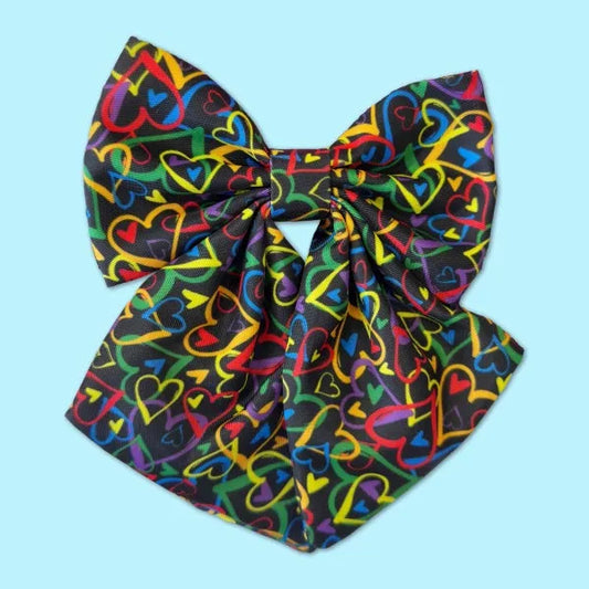 Neon Love Dog Sailor Bow Tie Piggie 1