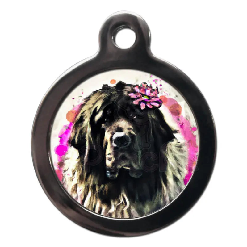 Newfoundland Hippy Dog Id Tag - Ps Pet Tags - 1