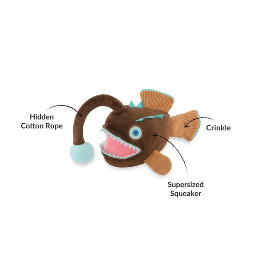 Ocean Buddies Angler Fish Dog Toy by P.l.a.y - P.l.a.y - 2