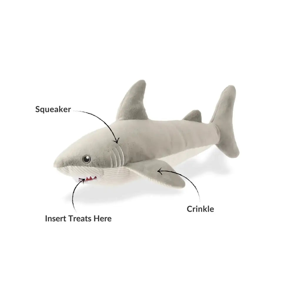 Ocean Buddies Great White Shark Large Dog Toy by P.l.a.y - P.l.a.y - 2