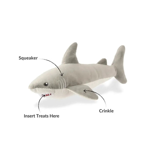 Ocean Buddies Great White Shark Large Dog Toy by P.l.a.y - P.l.a.y - 2