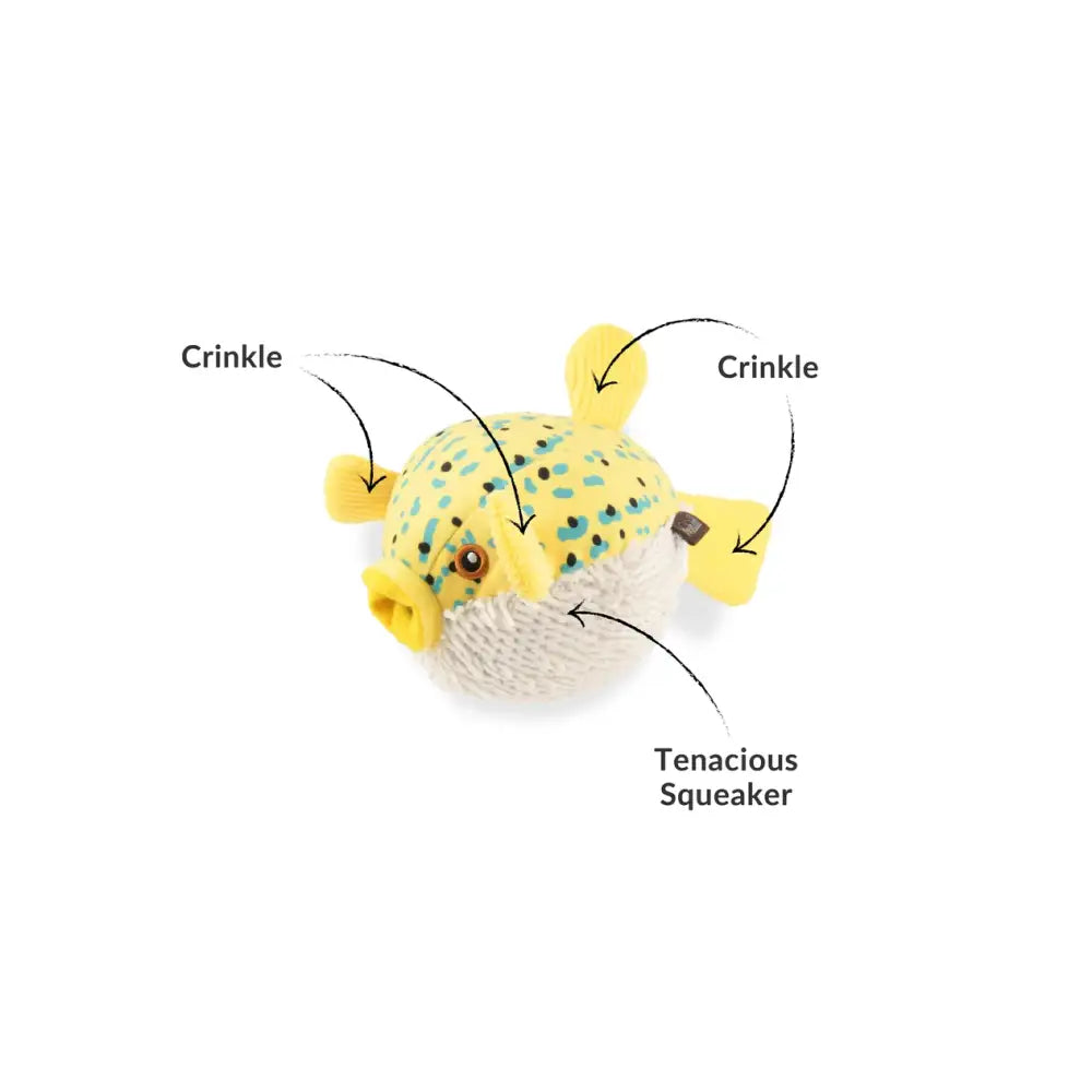 Ocean Buddies Puffer Fish Dog Toy by P.l.a.y - P.l.a.y - 2
