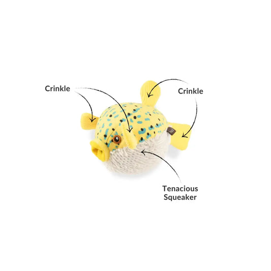 Ocean Buddies Puffer Fish Dog Toy by P.l.a.y - P.l.a.y - 2