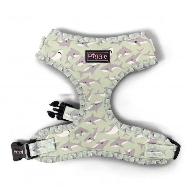 Ocean Predator Adjustable Neck Dog Harness - Piggie - 1