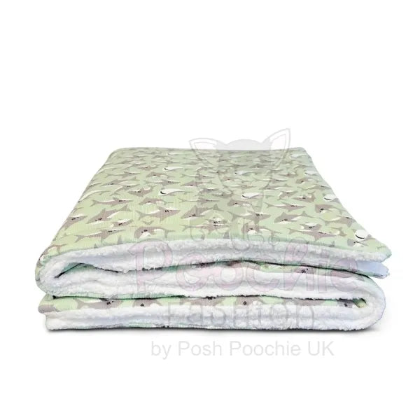 Ocean Predator Luxury Corduroy Dog Blanket - Piggie - 4