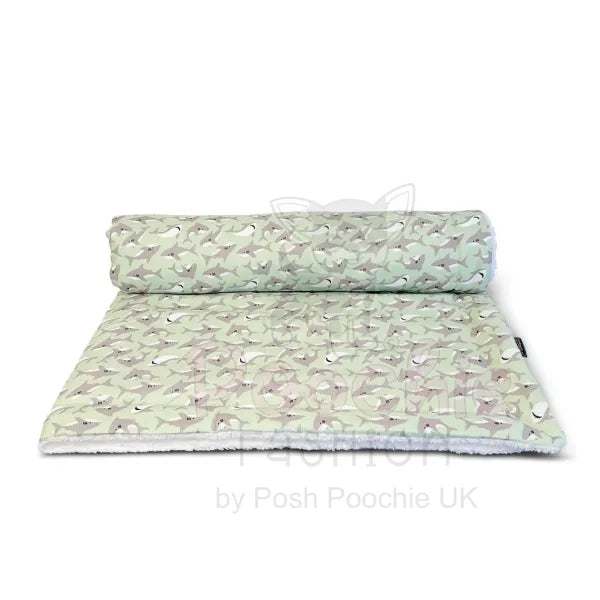 Ocean Predator Luxury Corduroy Dog Blanket - Piggie - 8