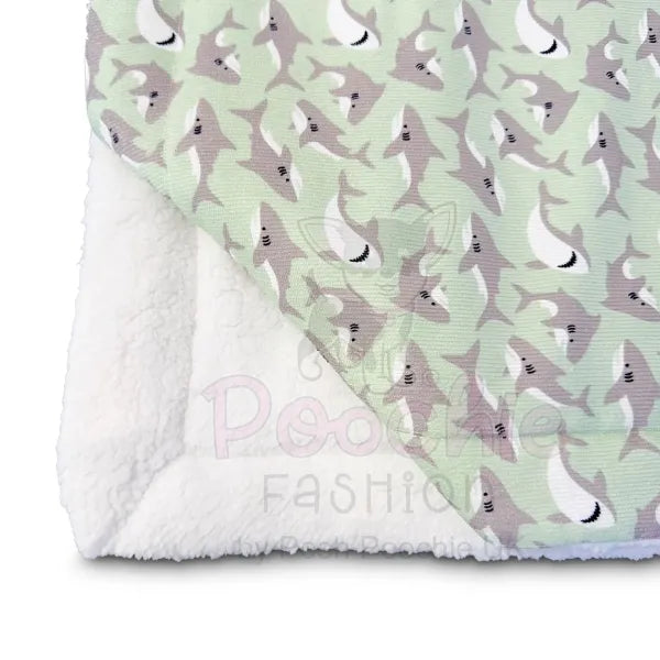 Ocean Predator Luxury Corduroy Dog Blanket - Piggie - 7