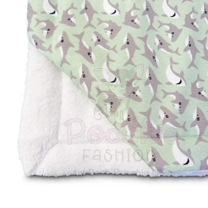 Ocean Predator Luxury Corduroy Dog Blanket - Piggie - 7
