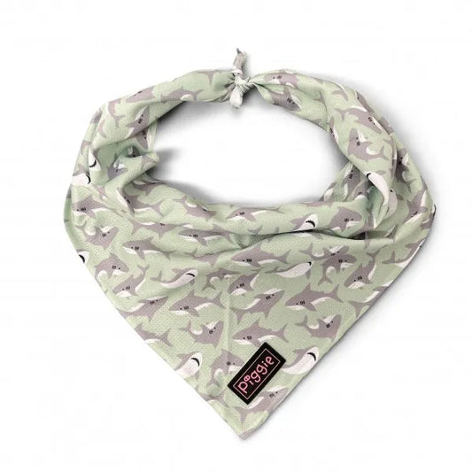 Ocean Predator Tie on Dog Bandana - Piggie - 1