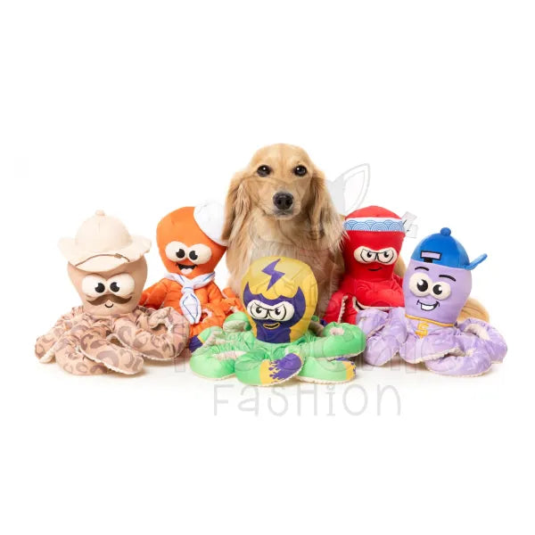 Octo-posse Dog Toy - Takoyaki by Fuzzyard - Fuzzyard - 5