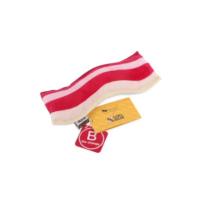 P.l.a.y Crispy Bacon Squeaky Plush Dog Toy - P.l.a.y - 7