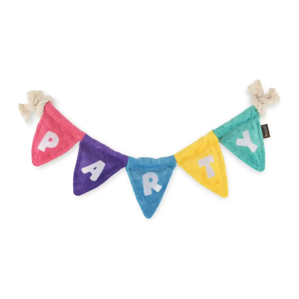 Party Animal Tug N’ Party Banner Dog Toy by P.l.a.y - P.l.a.y - 1