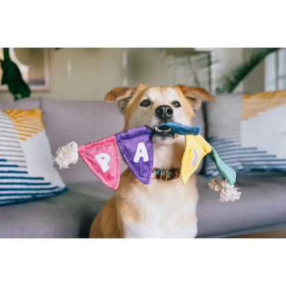 Party Animal Tug N’ Party Banner Dog Toy by P.l.a.y - P.l.a.y - 3