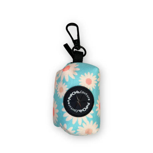 Pastel Daisy Dog Poo Bag Holder - Pupclub Couture - 1