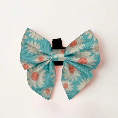Pastel Daisy Dog Sailor Bow - Pupclub Couture - 1