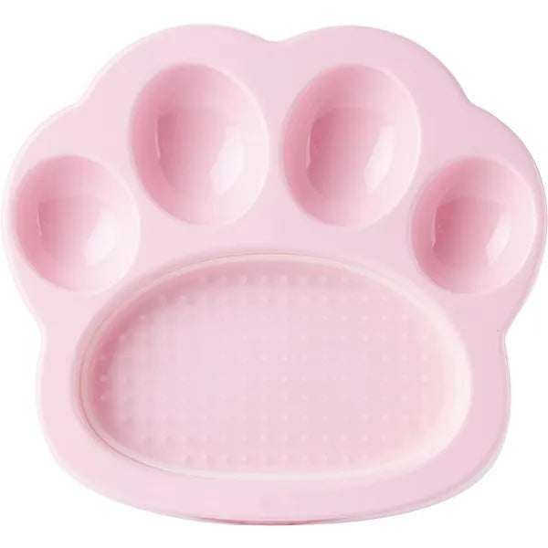 Paw 2-in-1 Mini Slow Feeder & Lick Pad Baby Pink - Petdreamhouse - 1