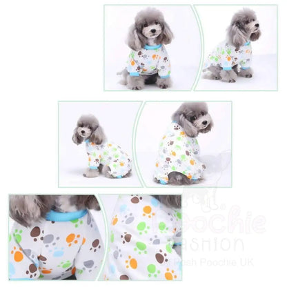 Paw Prints Onesie Dog Pyjamas - Sale - 5