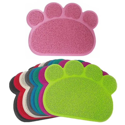 Paw Shaped Pet Feeding Mat - Posh Pawz - 1