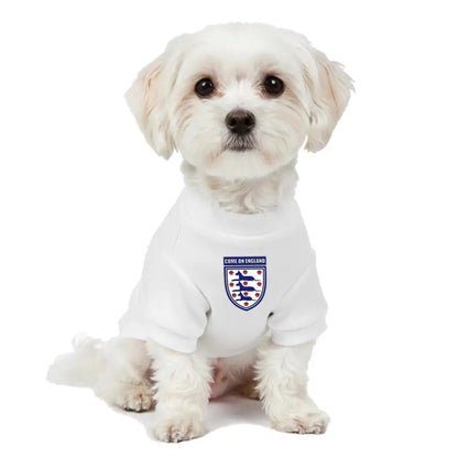 Personalised Come on England Dog Football Shirt - Poochie Fashion - 3