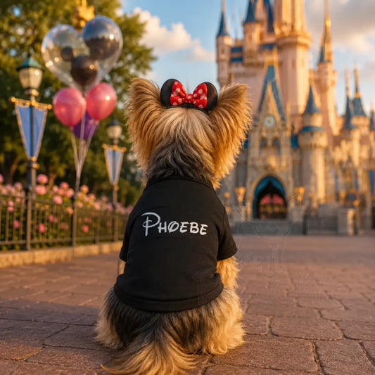 Personalised Disney Name Dog t Shirt - Poochie Fashion - 2