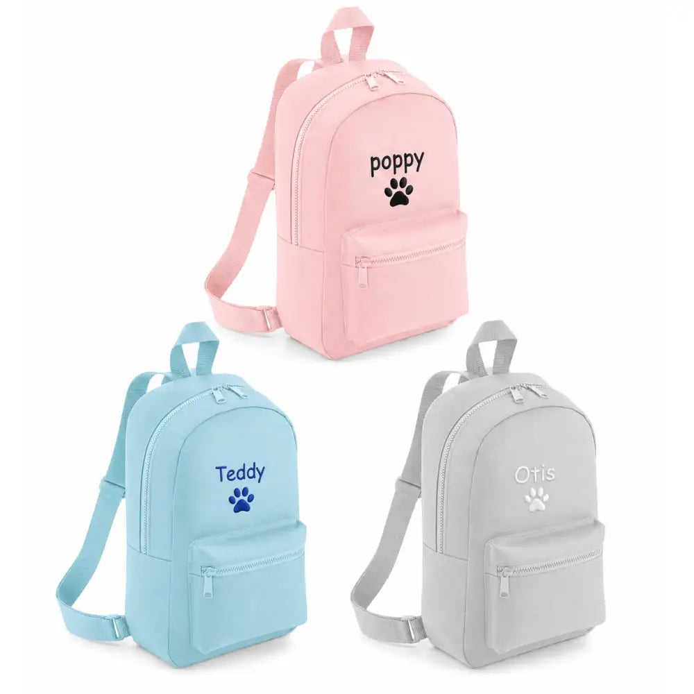 Personalised Embroidered Pet Backpacks - Daisy’s Custom Gifts - 1
