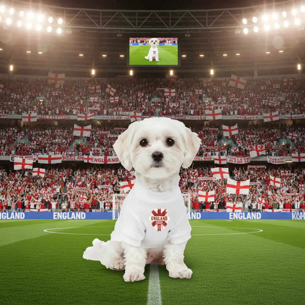 Personalised England 2026 Dog Football Shirt - Poochie Fashion - 5