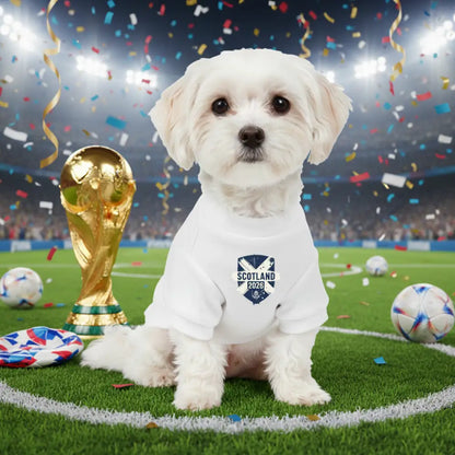 Personalised Scotland 2026 Dog Football Shirt - Poochie Fashion - 3
