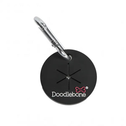 Pick n Clip Poop Bag Carrier in Coal Black - Doodle - 1