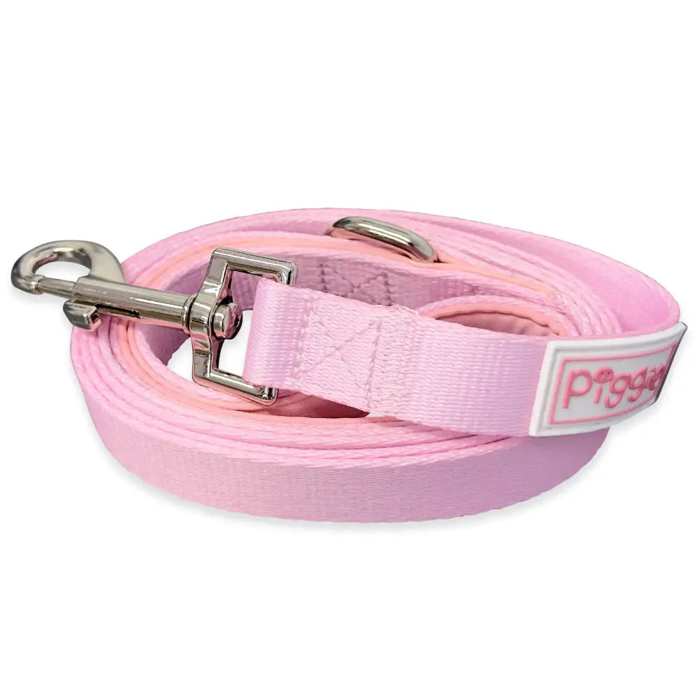 Pink Dog Lead with Padded Handle - Piggie - 1