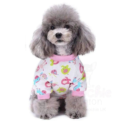 Pink Elephant Onesie Dog Pyjamas Large - Sale - 3