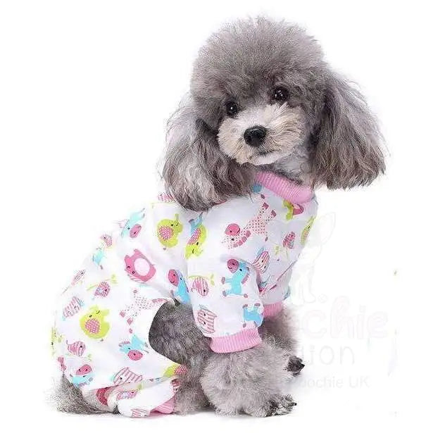 Pink Elephant Onesie Dog Pyjamas Large - Sale - 2