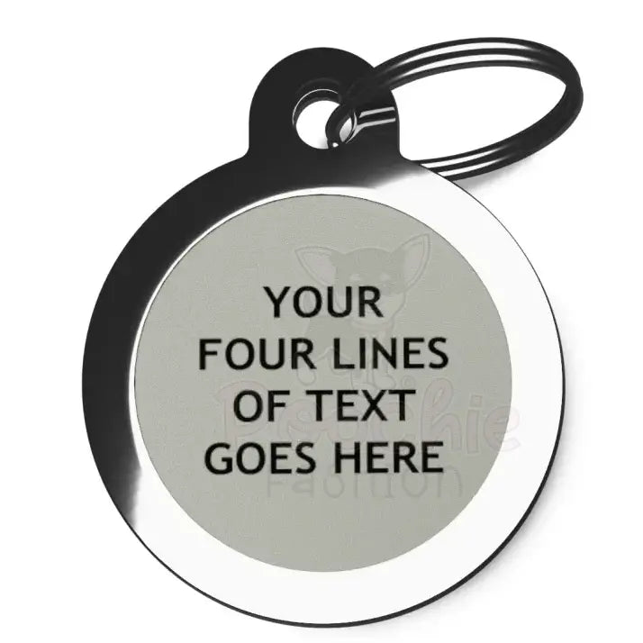 Pink Hearts Cat Id Tag - Ps Pet Tags - 3