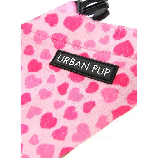 Pink Hearts Dog Bandana Collar Small - Sale - 3