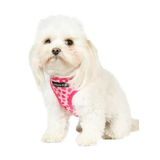 Pink Hearts Dog Harness - Sale - 1