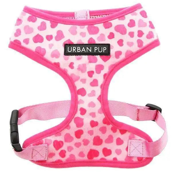 Pink Hearts Dog Harness Xlarge and Lead - Sale - 4