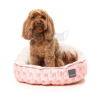 Pink Lemonade Reversible Dog Bed by Fuzzyard Fuzzyard 2
