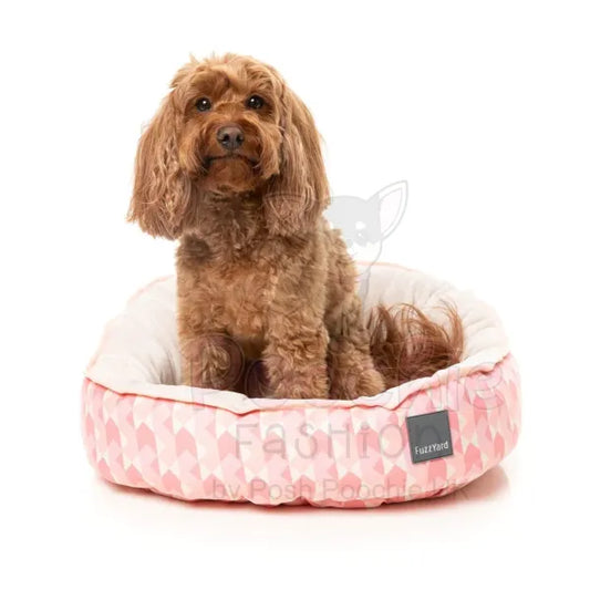 Pink Lemonade Reversible Dog Bed by Fuzzyard Fuzzyard 2