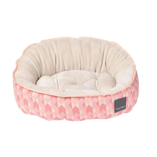 Pink Lemonade Reversible Dog Bed by Fuzzyard Fuzzyard 1