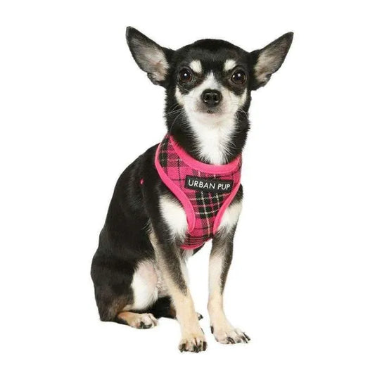 Pink Tartan Dog Harness - Sale - 1