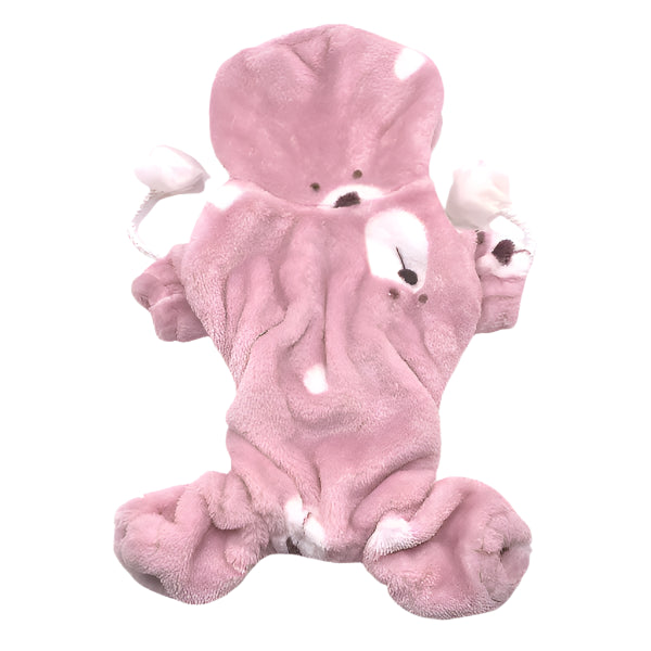 Pink Teddy Onesie Dog Pyjamas - Posh Pawz - 1