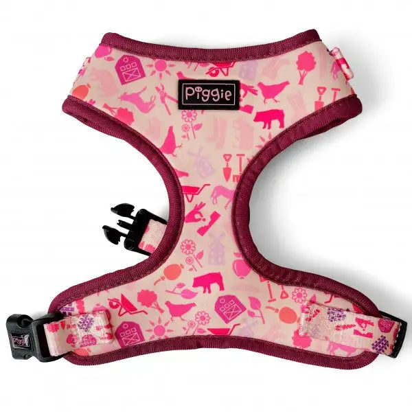 Pinky Farm Adjustable Neck Dog Harness - Piggie - 1