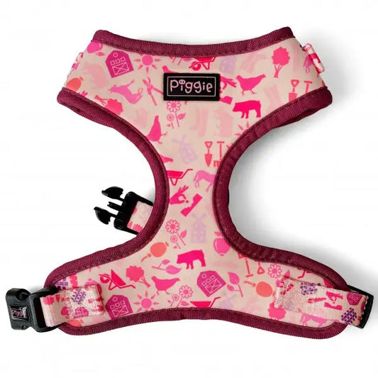 Pinky Farm Adjustable Neck Dog Harness - Piggie - 1