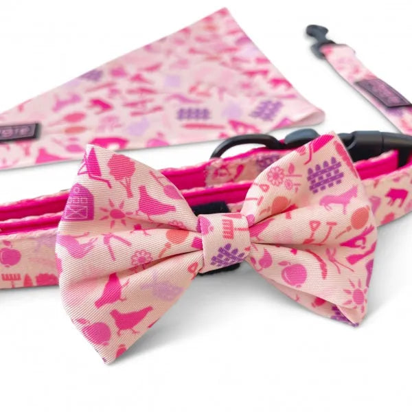 Pinky Farm Dog Bow Tie - Piggie - 1