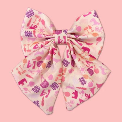 Pinky Farm Dog Sailor Bow Tie Piggie 1