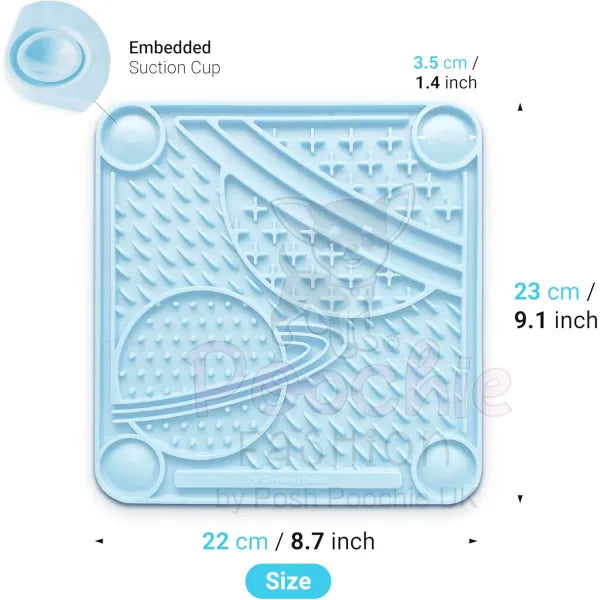 Planet Lick Pad in Baby Blue - Petdreamhouse - 3