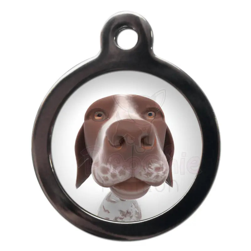 Pointer Fish Eye Lens Dog Id Tag - Ps Pet Tags - 1
