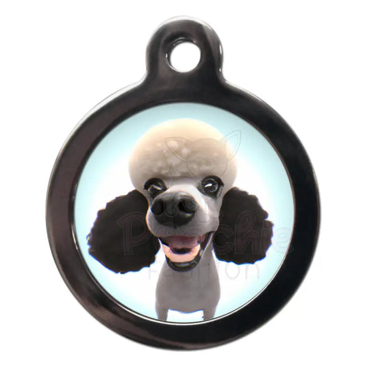 Poodle Fish Eye Lens Dog Id Tag - Ps Pet Tags - 1