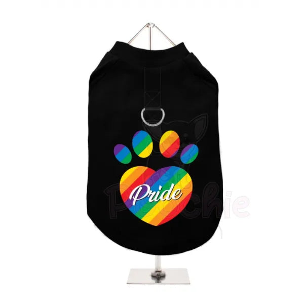 Pride Harness Lined Dog T-shirt - Urban - 2