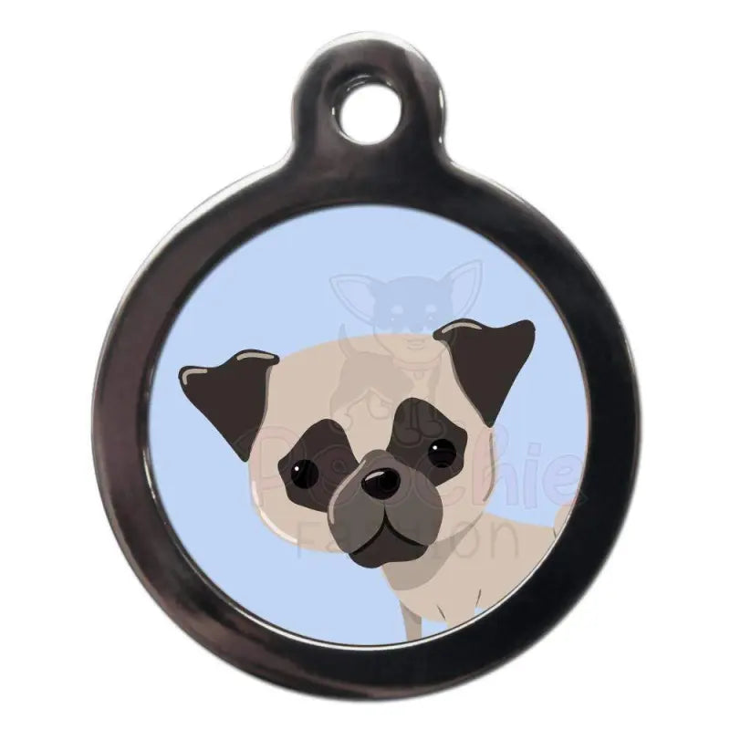Pug Dog Id Tag - Ps Pet Tags - 1